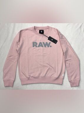 G-Star RAW Premium Core RAW Crewneck Women’s Light Pink Sherland Sweatshirt